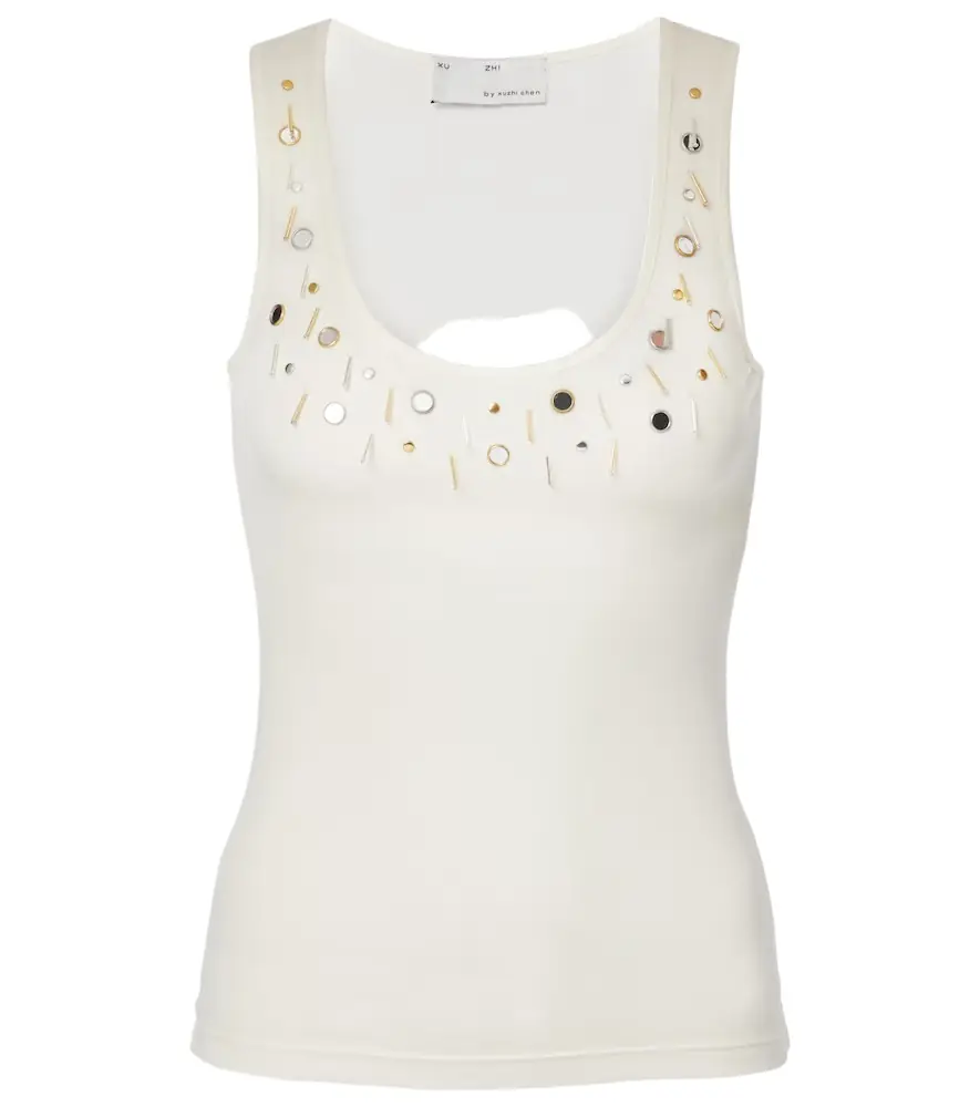 Xu Zhi Embellished tank top