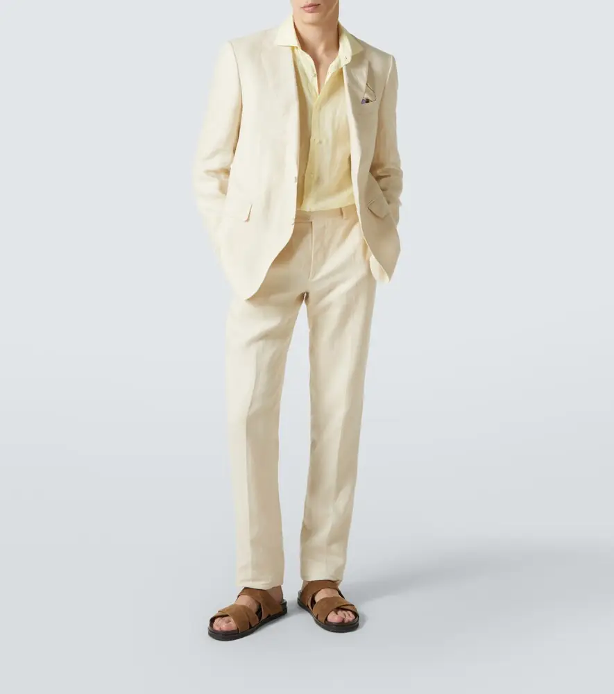 Thom Sweeney Linen shirt | Thumbnail 2 Thom Sweeney Linen shirt | Thumbnail 2