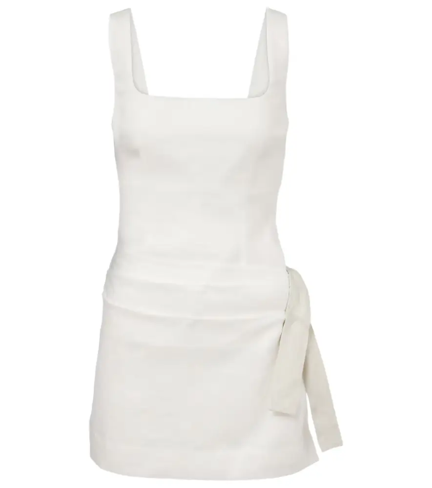 SIR Jessamine Tie linen minidress | Image 1 SIR Jessamine Tie linen minidress | Image 1