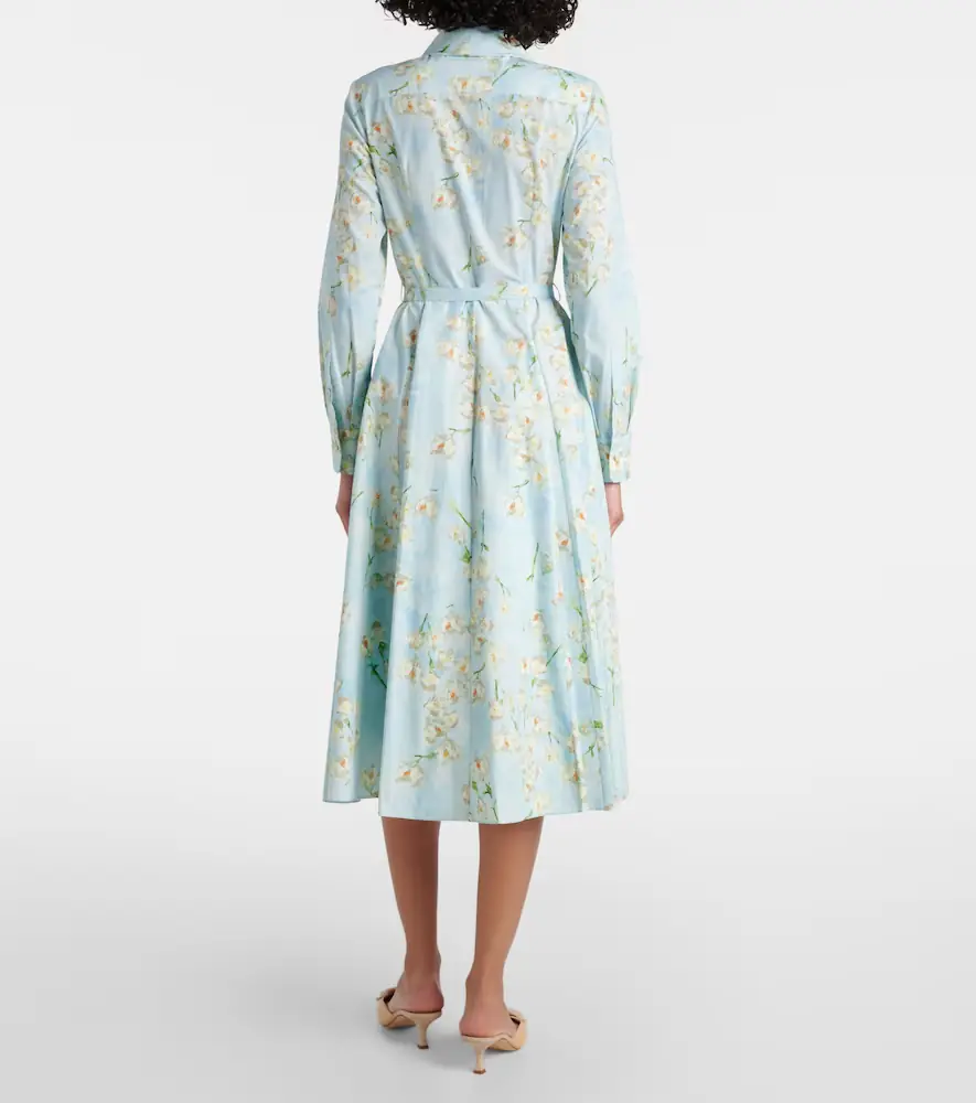 Emilia Wickstead Floral cotton poplin shirt dress | Thumbnail 6 Emilia Wickstead Floral cotton poplin shirt dress | Thumbnail 6