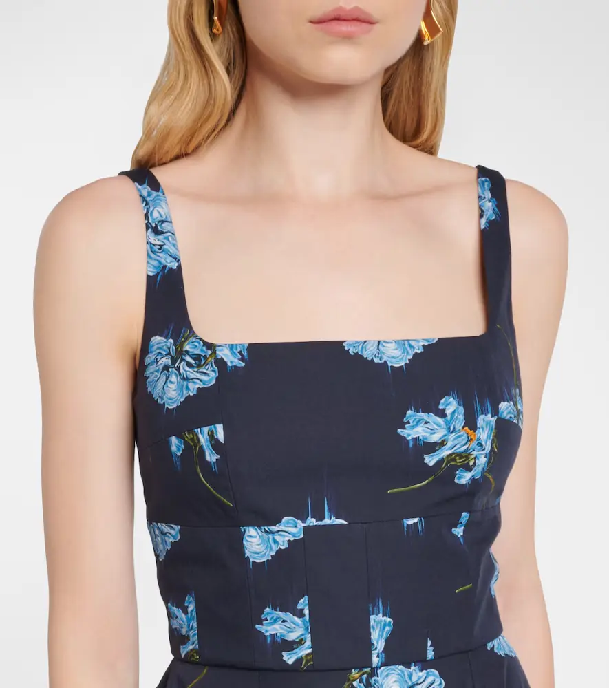 Emilia Wickstead Floral cotton midi dress | Thumbnail 6 Emilia Wickstead Floral cotton midi dress | Thumbnail 6