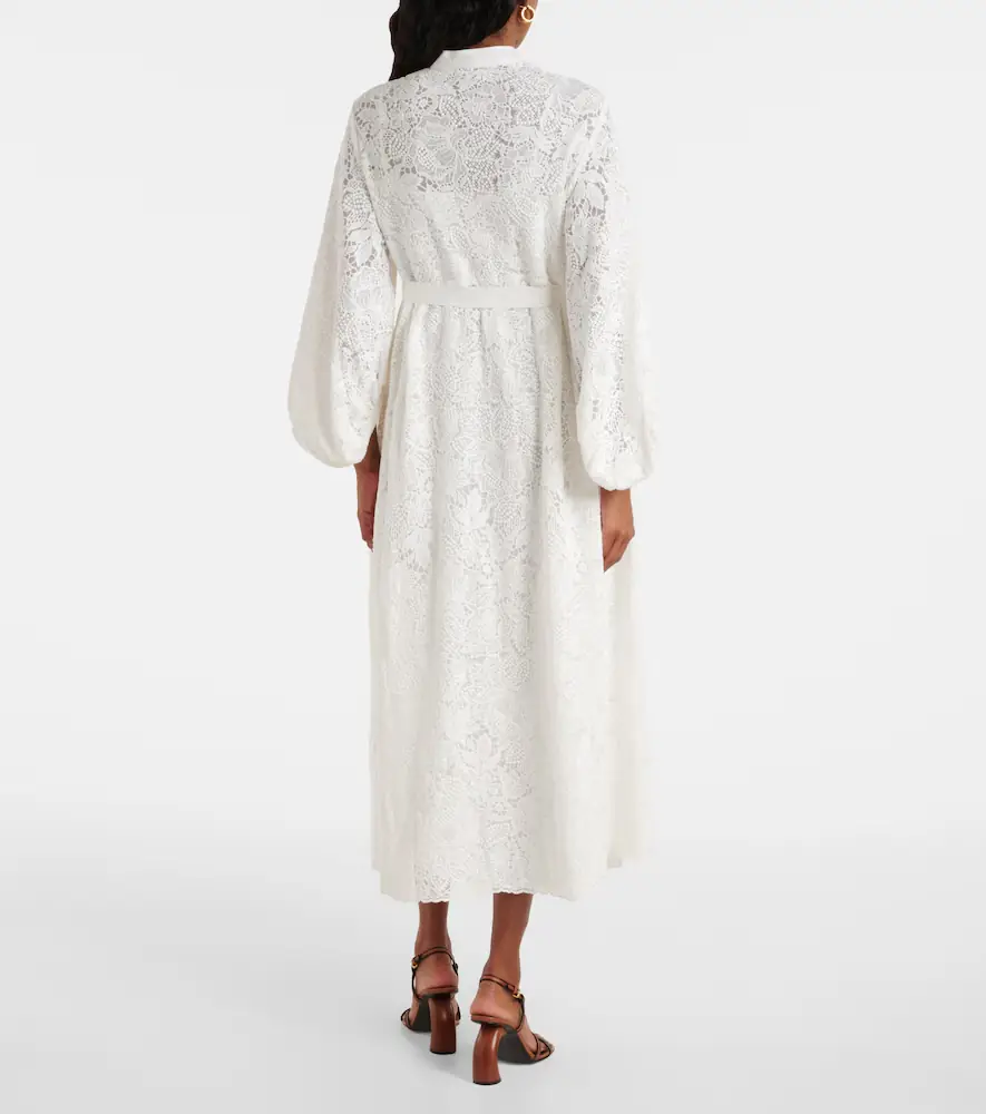 Erdem Embroidered cotton lace midi dress | Thumbnail 6