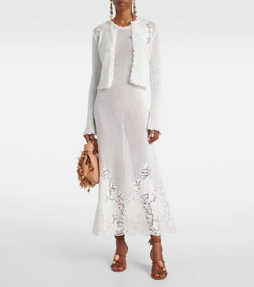 Erdem Open-knit cotton maxi dress | Thumbnail 2