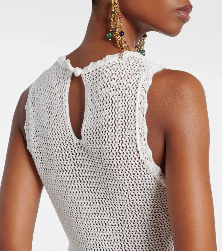 Erdem Open-knit cotton maxi dress | Thumbnail 3