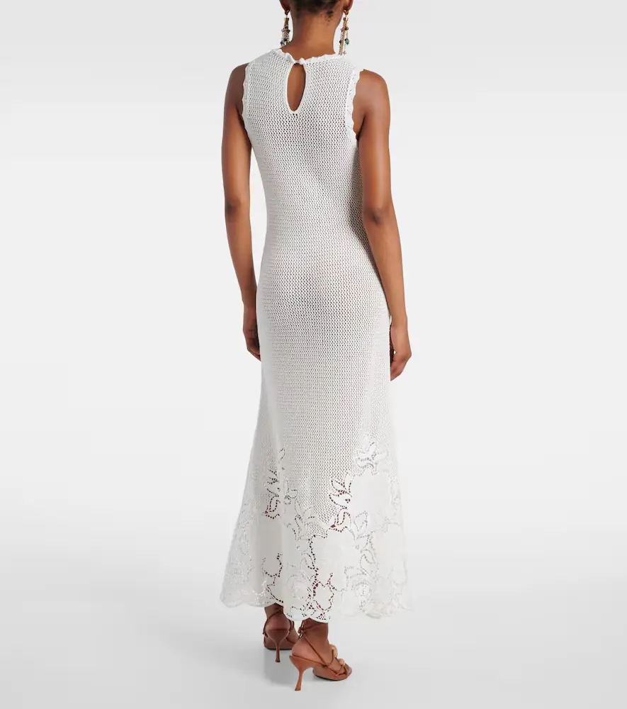 Erdem Open-knit cotton maxi dress | Thumbnail 5