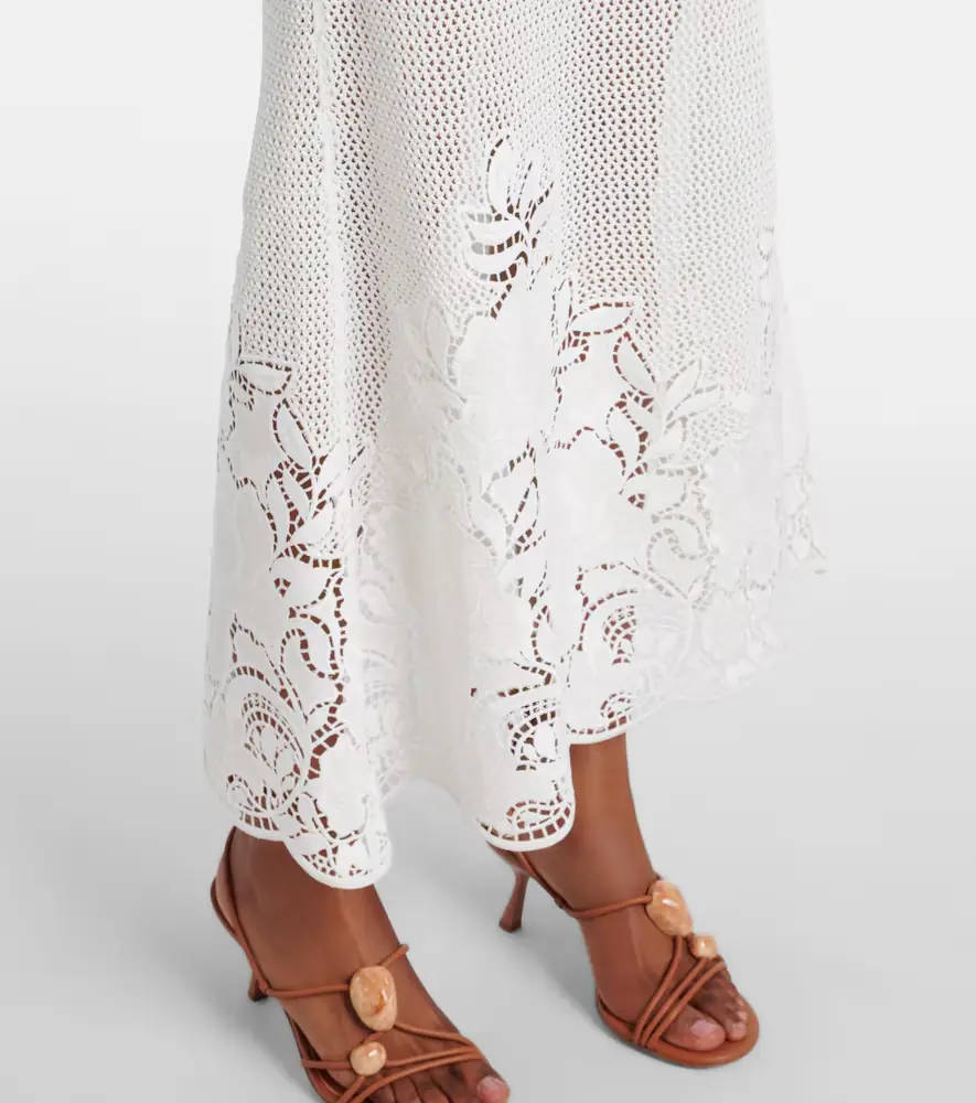 Erdem Open-knit cotton maxi dress | Thumbnail 6