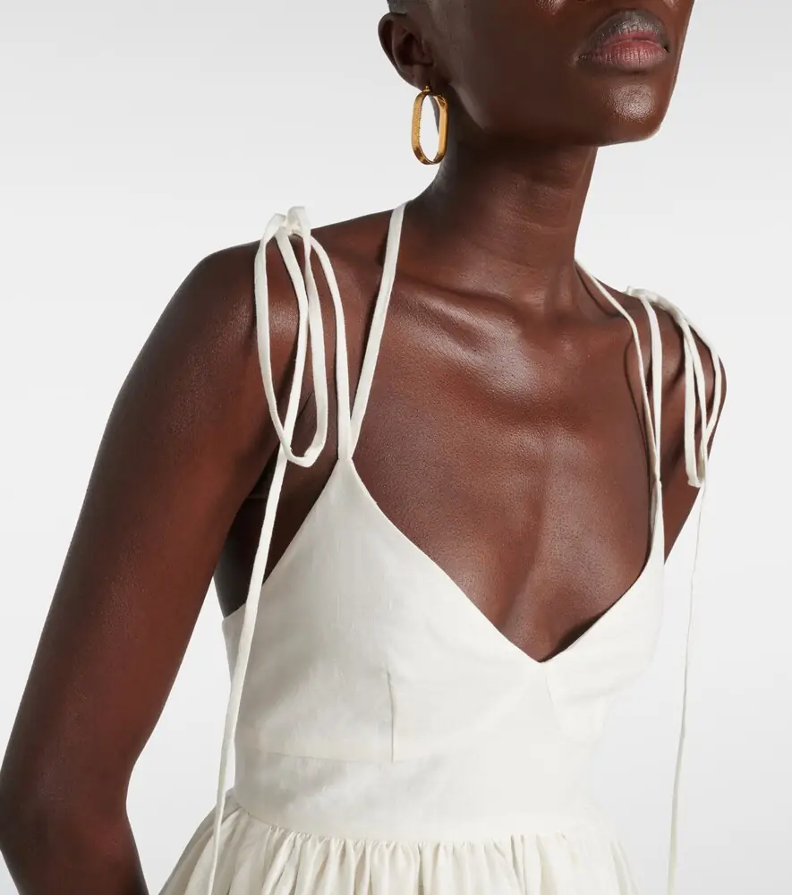 Erdem Floral linen maxi dress | Thumbnail 4 Erdem Floral linen maxi dress | Thumbnail 4