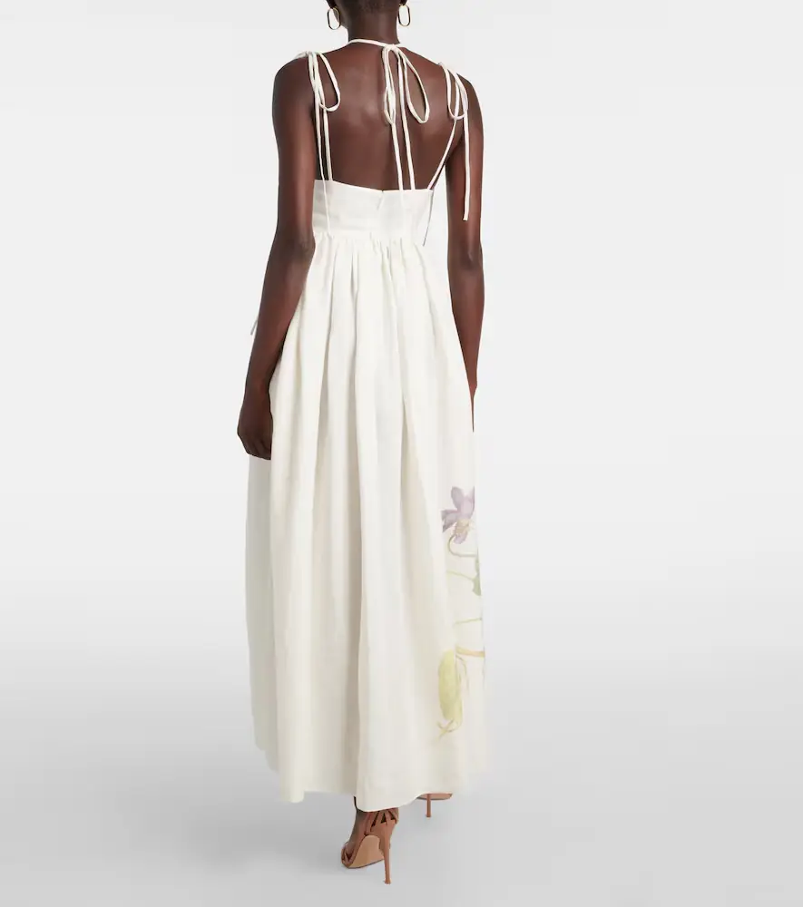 Erdem Floral linen maxi dress | Thumbnail 7 Erdem Floral linen maxi dress | Thumbnail 7