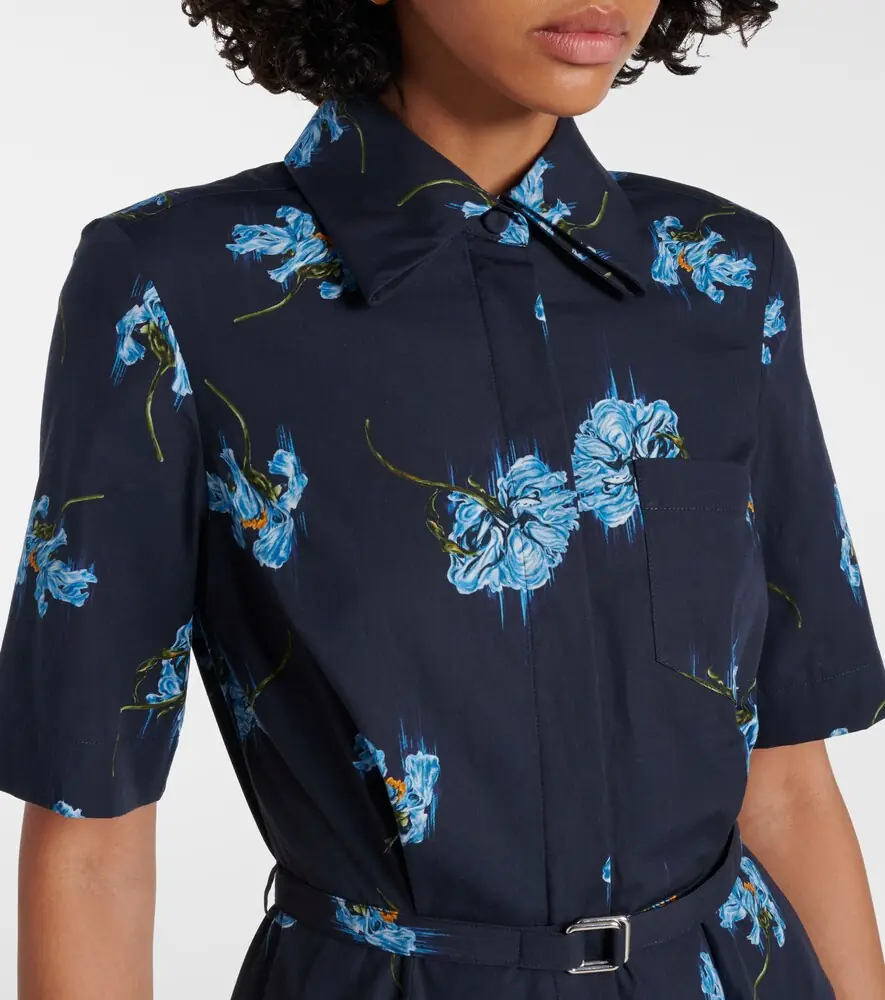 Emilia Wickstead Floral cotton shirt dress | Thumbnail 3 Emilia Wickstead Floral cotton shirt dress | Thumbnail 3