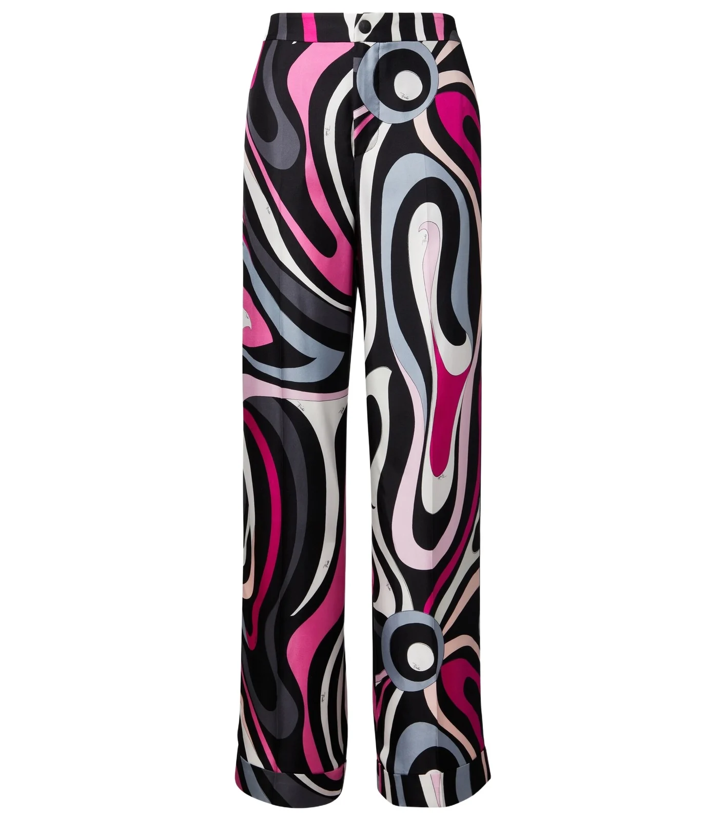 Marmo silk twill straight pants Marmo silk twill straight pants