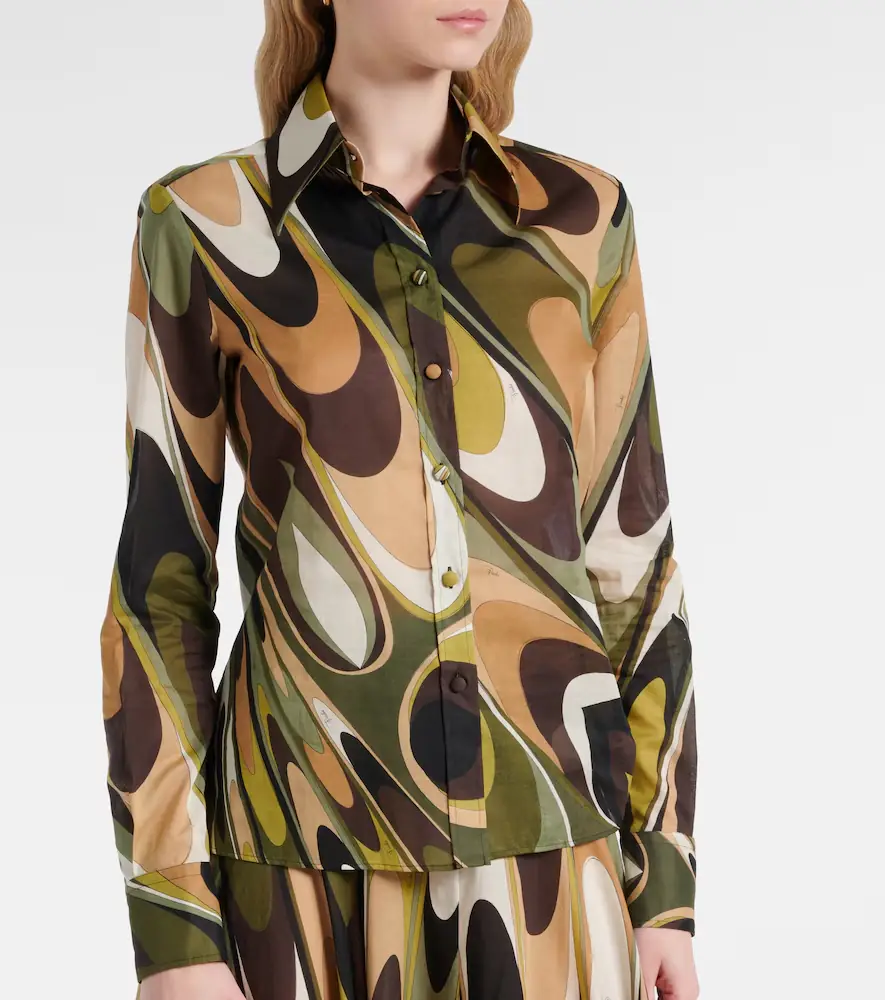 PUCCI Onde cotton muslin shirt | Thumbnail 3