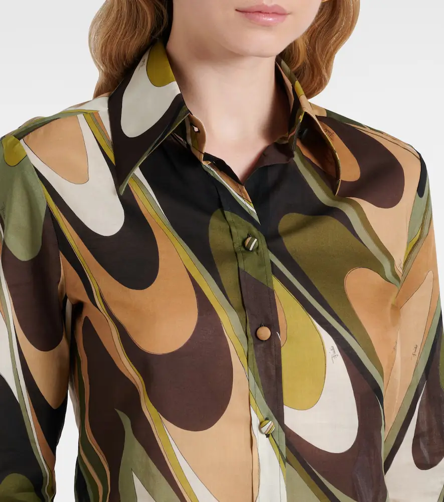 PUCCI Onde cotton muslin shirt | Thumbnail 4
