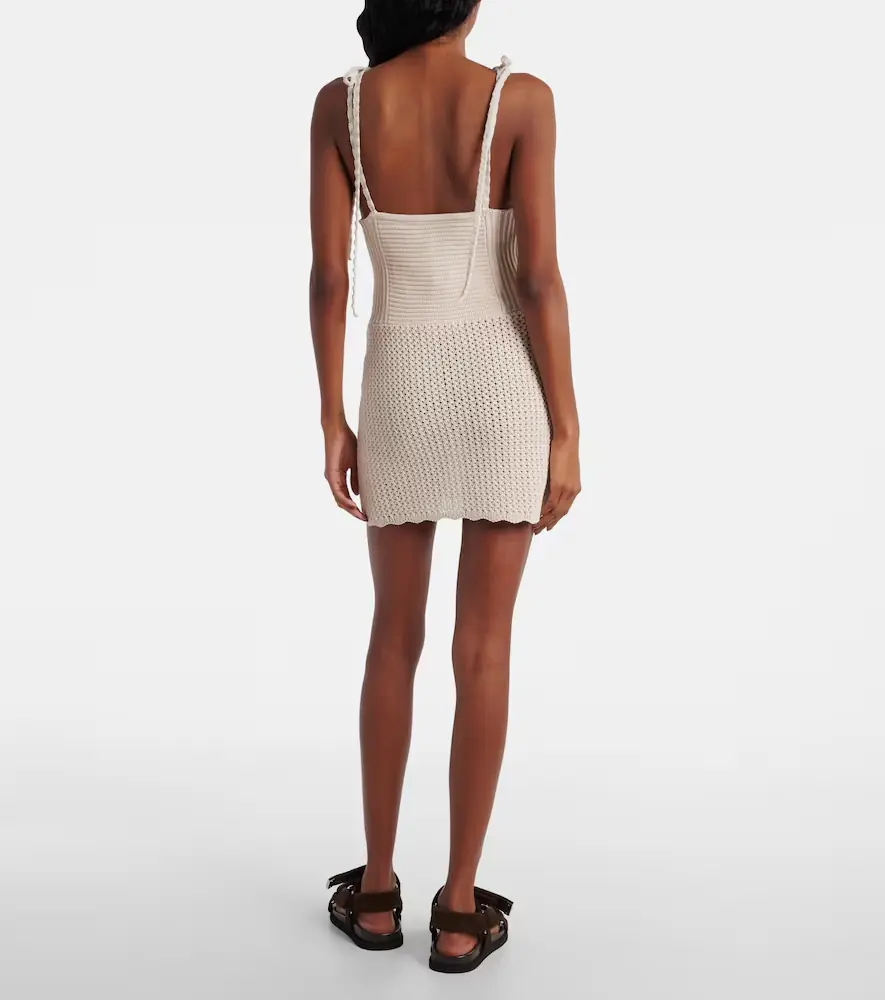 The Attico Knitted cotton minidress | Thumbnail 4