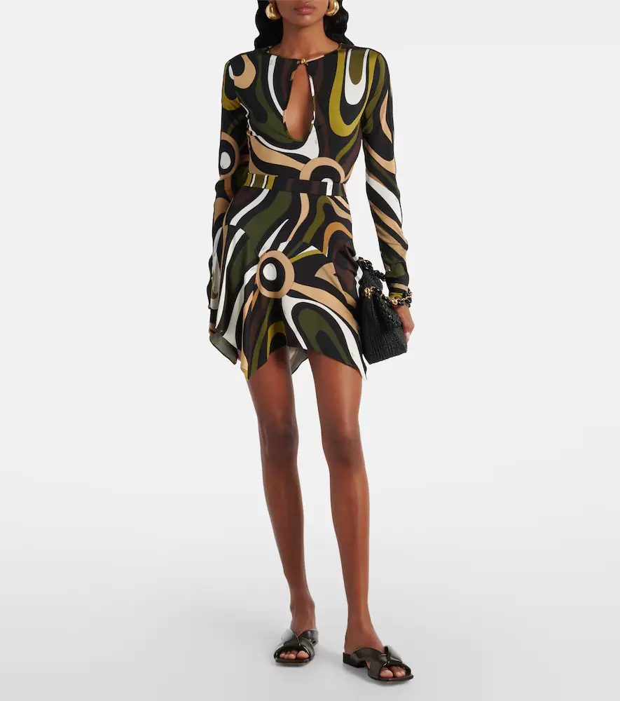 PUCCI Marmo printed satin bodysuit | Thumbnail 2 PUCCI Marmo printed satin bodysuit | Thumbnail 2