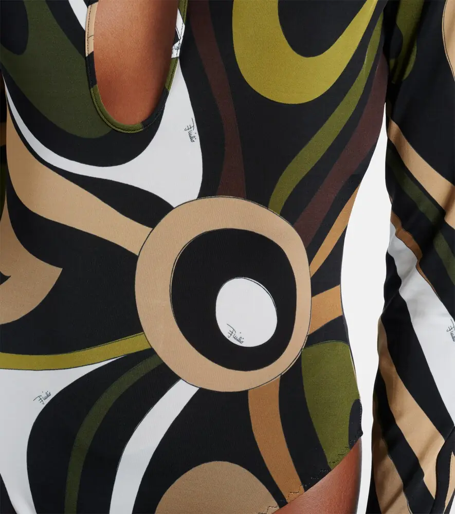 PUCCI Marmo printed satin bodysuit | Thumbnail 6 PUCCI Marmo printed satin bodysuit | Thumbnail 6