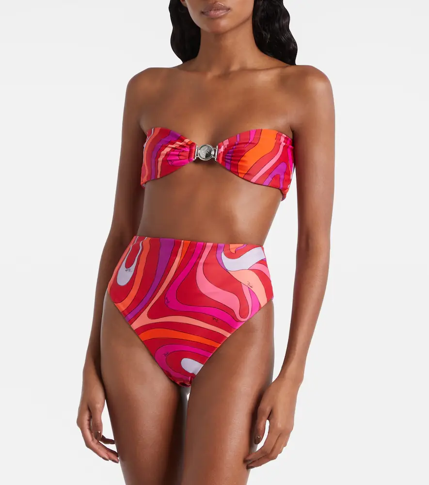 Pucci Marmo embellished bikini top | Thumbnail 4