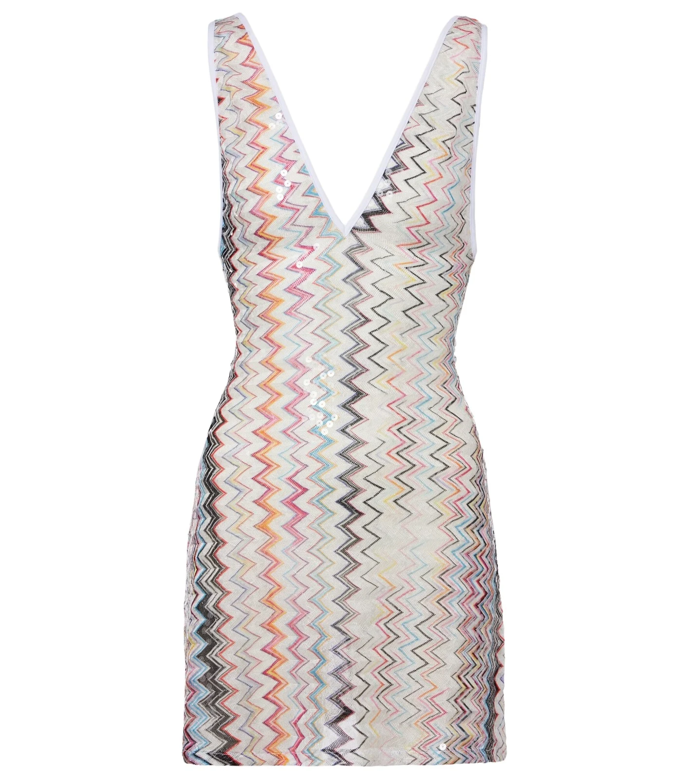 Missoni Zigzag sequined beach cover-up
