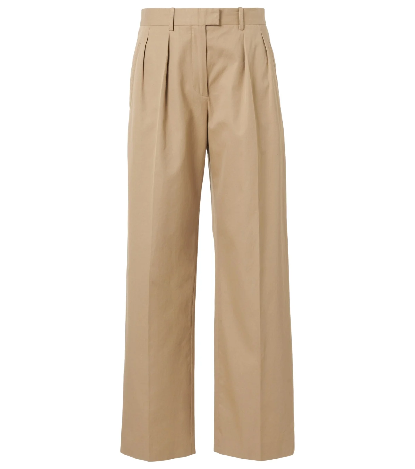 Alfidis cotton and cashmere wide-leg pants