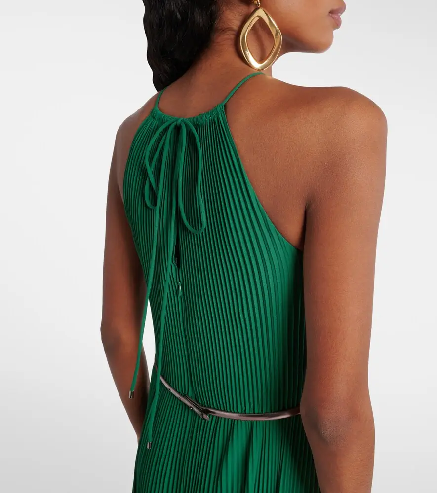 Max Mara Gersa plissé sablé georgette gown | Thumbnail 5 Max Mara Gersa plissé sablé georgette gown | Thumbnail 5