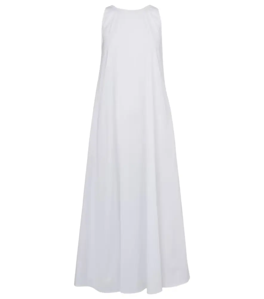 Max Mara Romea cotton-blend poplin maxi dress | Image 1 Max Mara Romea cotton-blend poplin maxi dress | Image 1