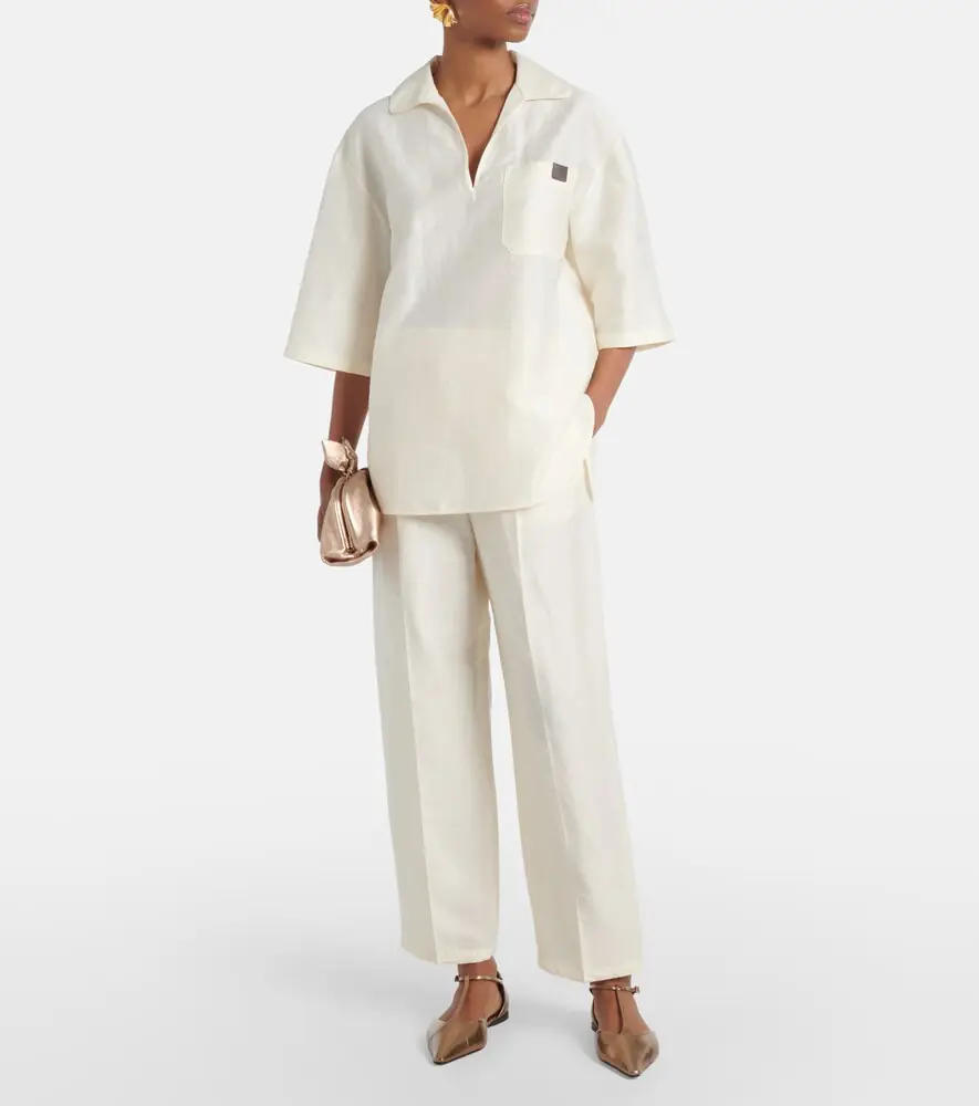 Max Mara Efedra high-rise straight pants | Thumbnail 2 Max Mara Efedra high-rise straight pants | Thumbnail 2