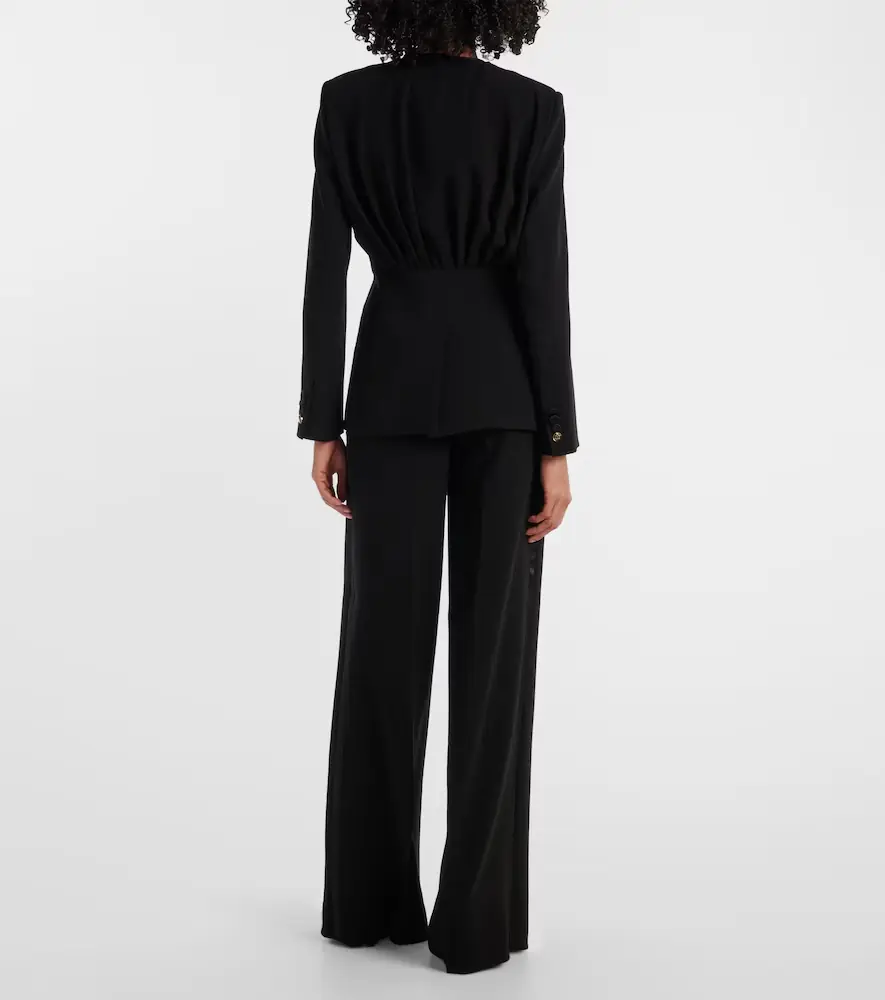 Max Mara Gradi draped crêpe jacket | Thumbnail 3