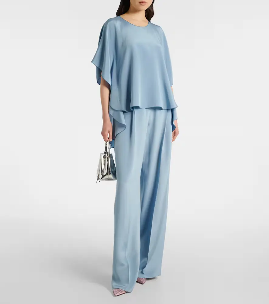 Max Mara Oronte silk crêpe de chine blouse | Thumbnail 3 Max Mara Oronte silk crêpe de chine blouse | Thumbnail 3