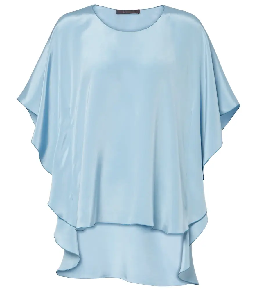 Max Mara Oronte silk crêpe de chine blouse