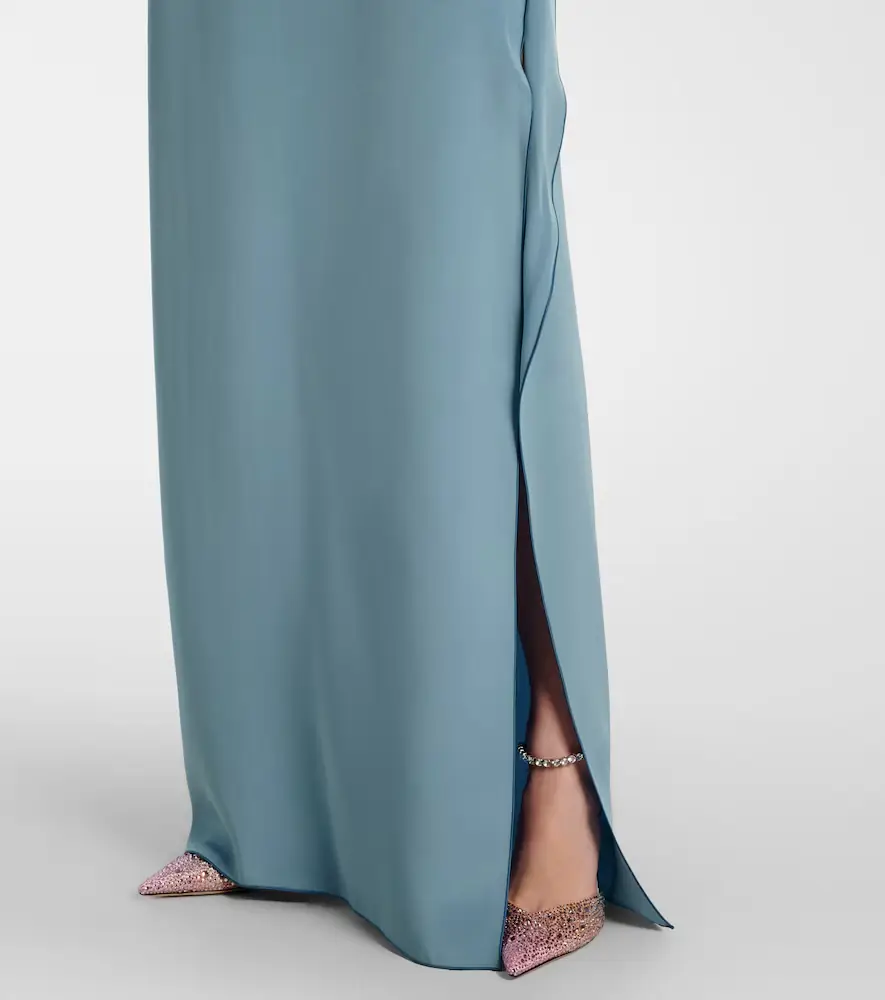 Max Mara Elegante Odessa silk maxi dress | Thumbnail 4 Max Mara Elegante Odessa silk maxi dress | Thumbnail 4