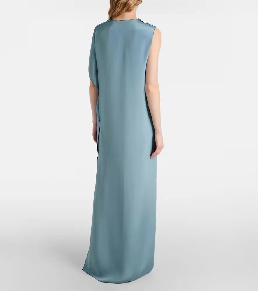 Max Mara Elegante Odessa silk maxi dress | Thumbnail 5 Max Mara Elegante Odessa silk maxi dress | Thumbnail 5