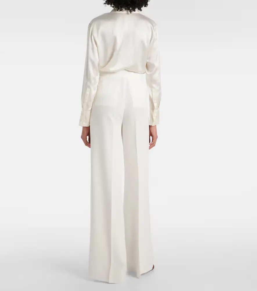 Max Mara Abetone high-rise cady wide-leg pants | Thumbnail 3 Max Mara Abetone high-rise cady wide-leg pants | Thumbnail 3