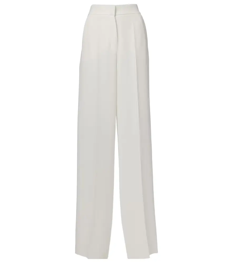 Max Mara Abetone high-rise cady wide-leg pants | Image 1 Max Mara Abetone high-rise cady wide-leg pants | Image 1