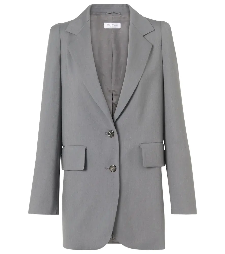 Max Mara Ebridi wool, mohair, and silk blazer | Image 1 Max Mara Ebridi wool, mohair, and silk blazer | Image 1