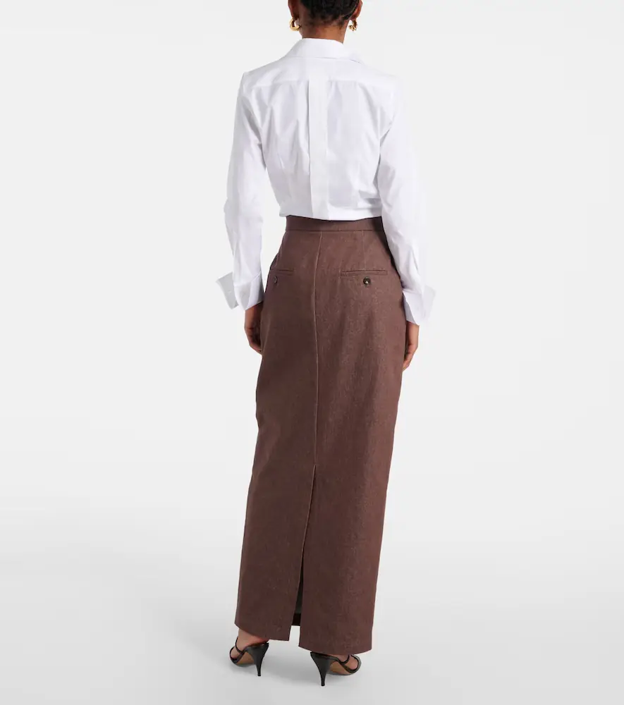 Max Mara Pianosa cotton maxi skirt | Thumbnail 2 Max Mara Pianosa cotton maxi skirt | Thumbnail 2