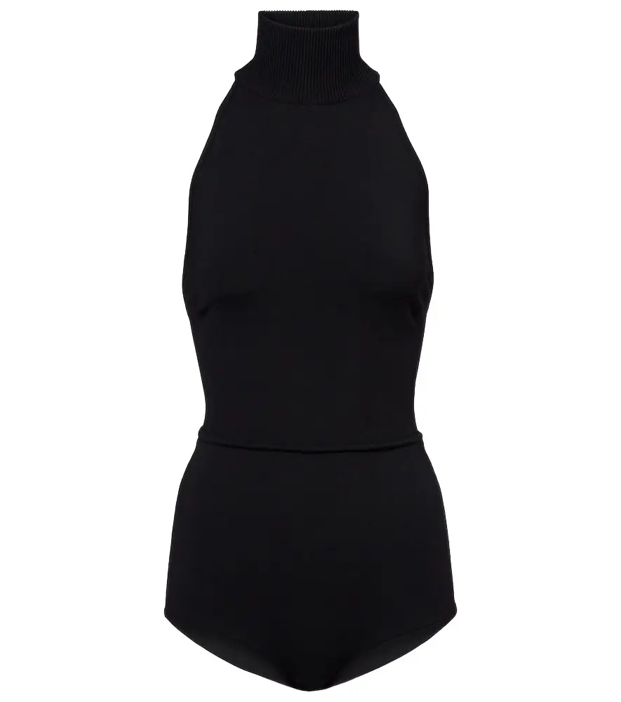 Max Mara Apogeo knitted turtleneck bodysuit | Image 1 Max Mara Apogeo knitted turtleneck bodysuit | Image 1