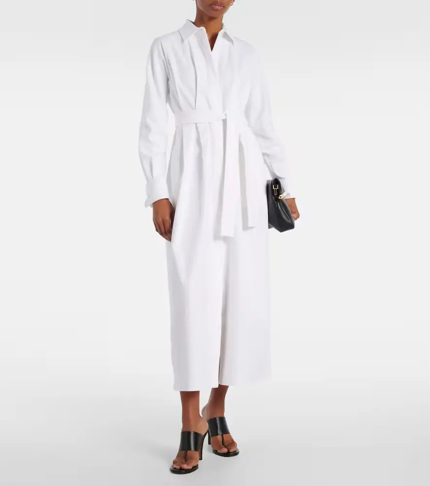 Max Mara Arezzo gabardine shirt dress | Thumbnail 3 Max Mara Arezzo gabardine shirt dress | Thumbnail 3