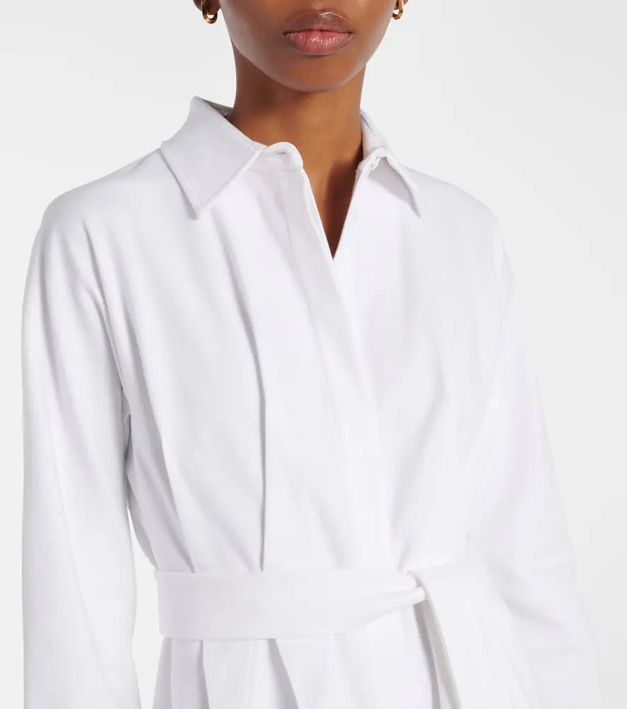 Max Mara Arezzo gabardine shirt dress | Thumbnail 4 Max Mara Arezzo gabardine shirt dress | Thumbnail 4