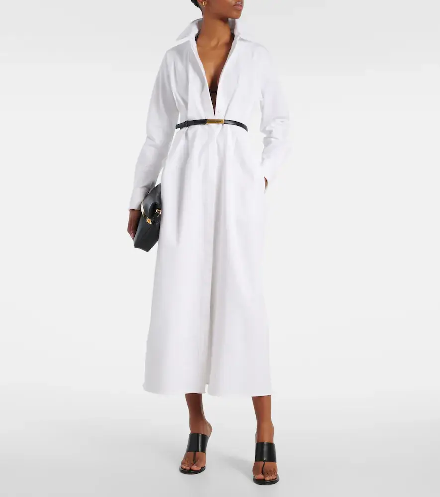 Max Mara Arezzo gabardine shirt dress | Thumbnail 5 Max Mara Arezzo gabardine shirt dress | Thumbnail 5