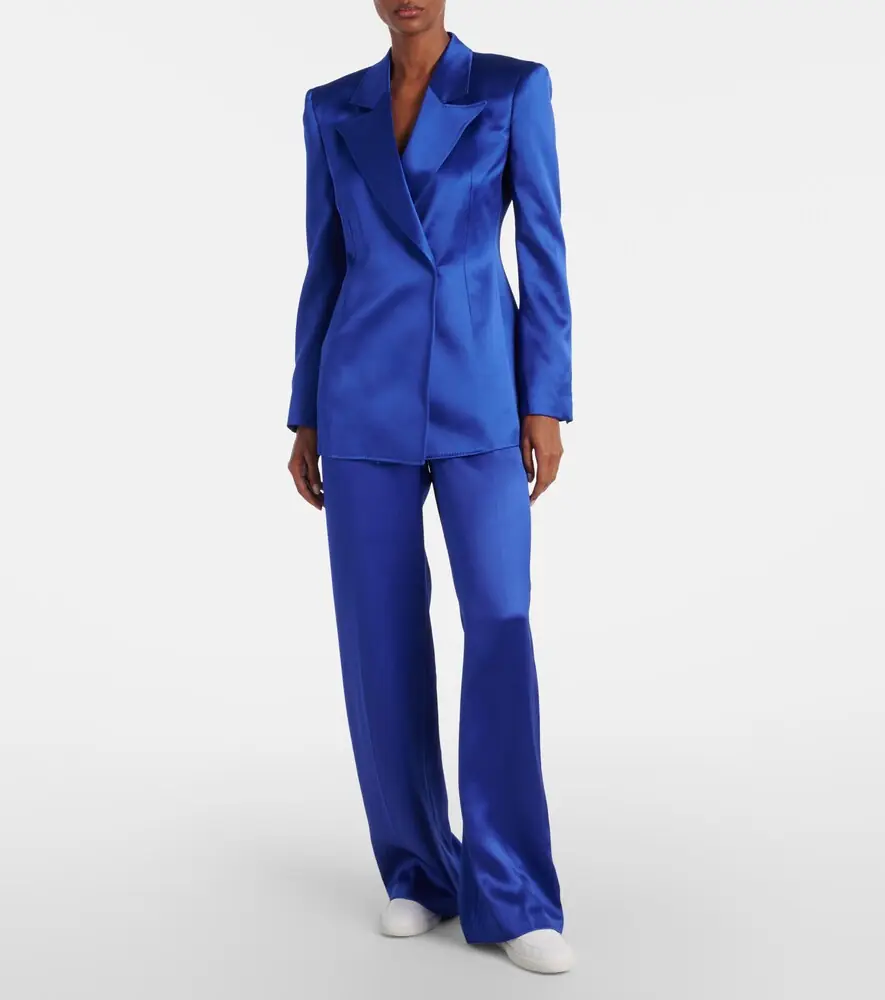 Gabriela Hearst Norman silk tweed wide-leg pants | Thumbnail 2
