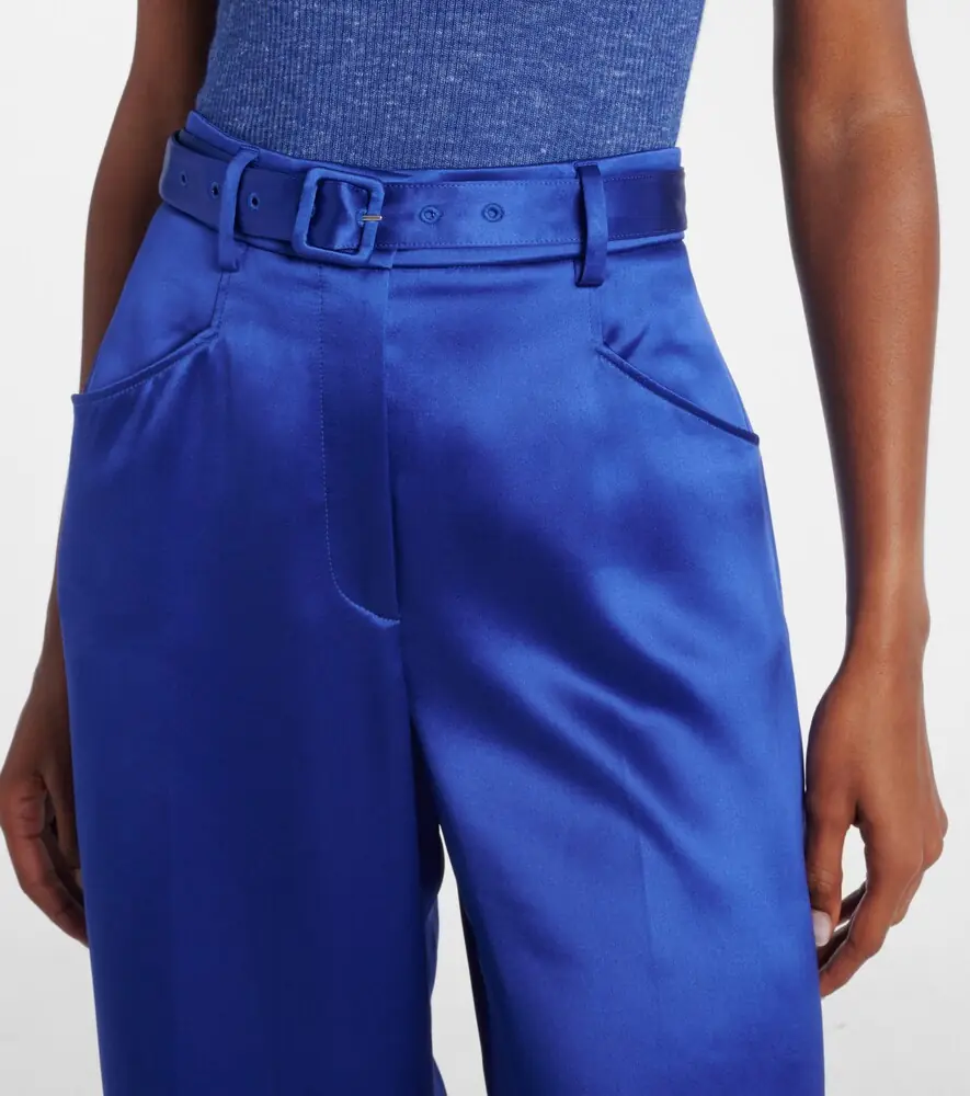 Gabriela Hearst Norman silk tweed wide-leg pants | Thumbnail 4