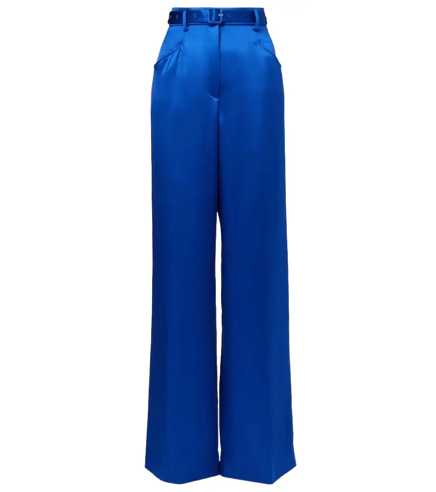 Gabriela Hearst Norman silk tweed wide-leg pants | Image 1 Gabriela Hearst Norman silk tweed wide-leg pants | Image 1