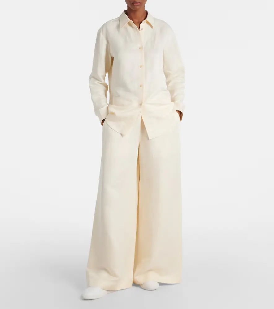 Gabriela Hearst Gelos linen and silk wide-leg pants | Thumbnail 2
