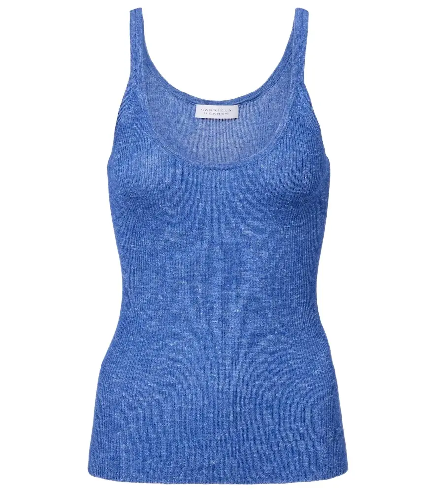 Gabriela Hearst Cinxia cashmere, silk, and hemp tank top | Image 1 Gabriela Hearst Cinxia cashmere, silk, and hemp tank top | Image 1