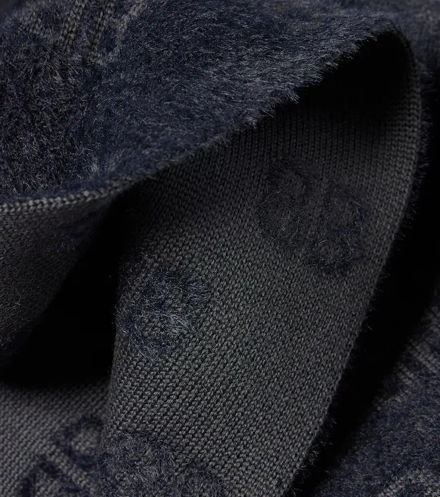 Balenciaga BB wool-blend scarf | Thumbnail 4