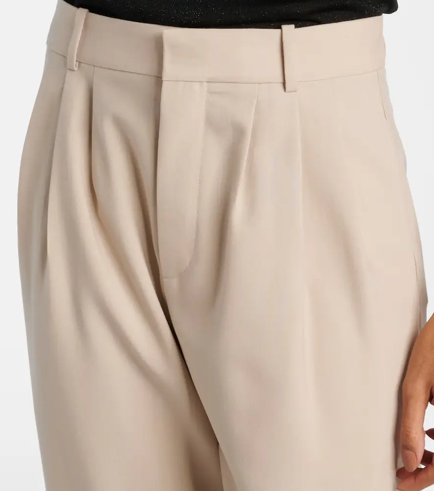 Saint Laurent Pleated wool wide-leg pants | Thumbnail 3 Saint Laurent Pleated wool wide-leg pants | Thumbnail 3