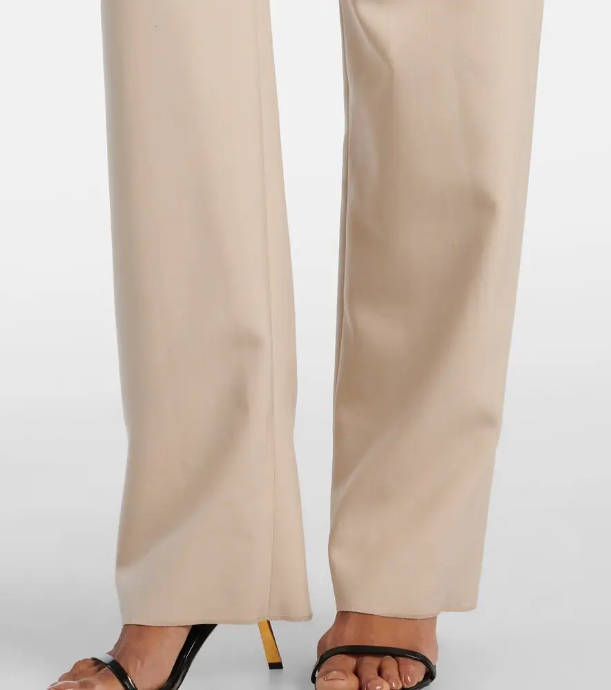Saint Laurent Pleated wool wide-leg pants | Thumbnail 4 Saint Laurent Pleated wool wide-leg pants | Thumbnail 4