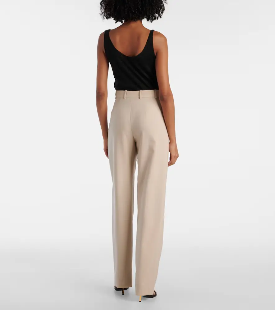 Saint Laurent Pleated wool wide-leg pants | Thumbnail 5 Saint Laurent Pleated wool wide-leg pants | Thumbnail 5