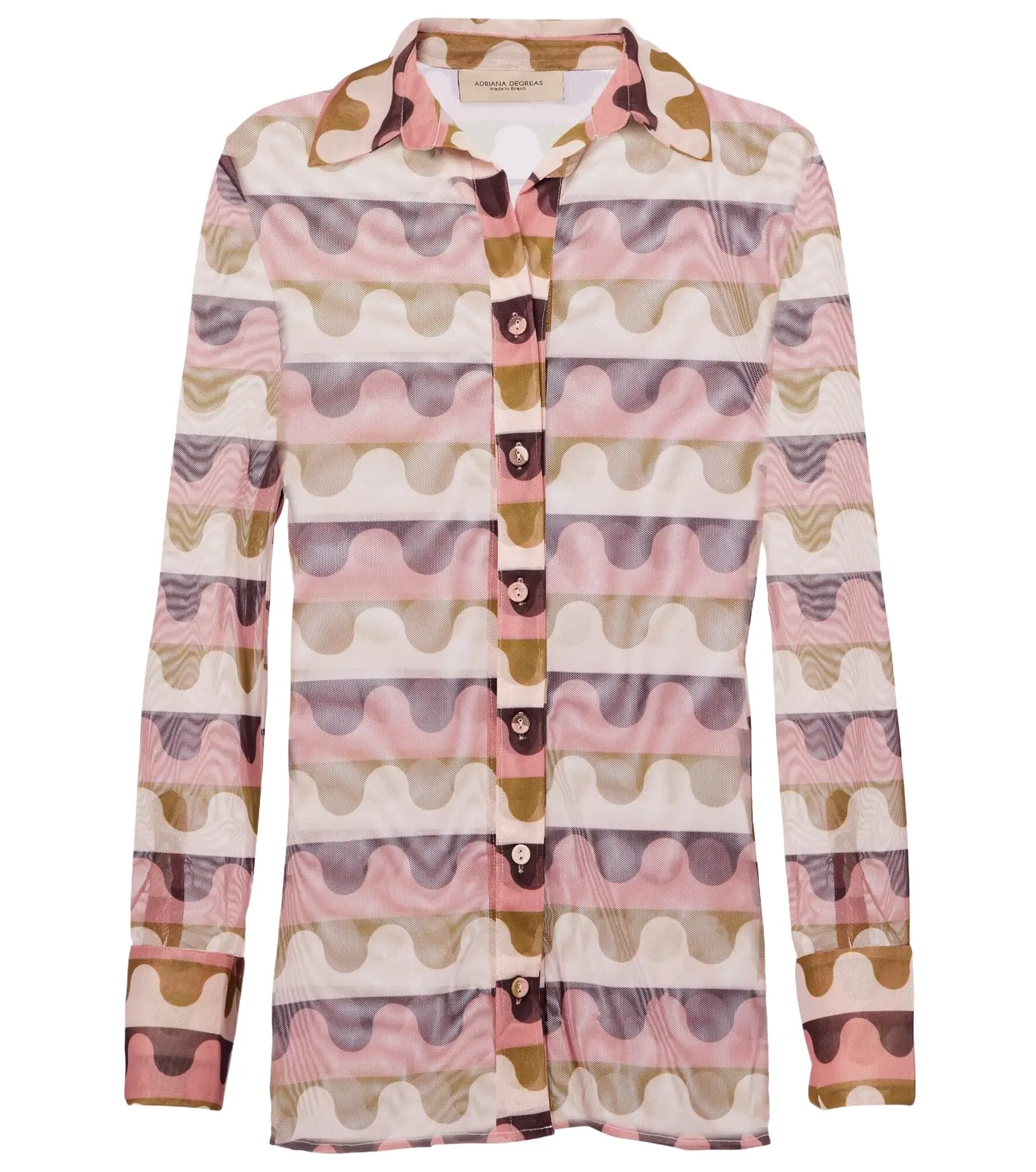 ADRIANA DEGREAS Giardino printed shirt