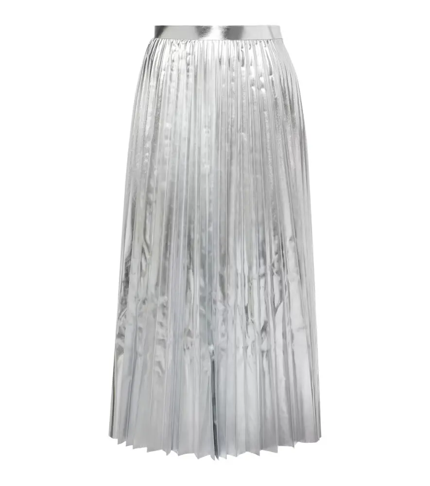 Junya Watanabe Pleated metallic-effect midi skirt | Image 1 Junya Watanabe Pleated metallic-effect midi skirt | Image 1