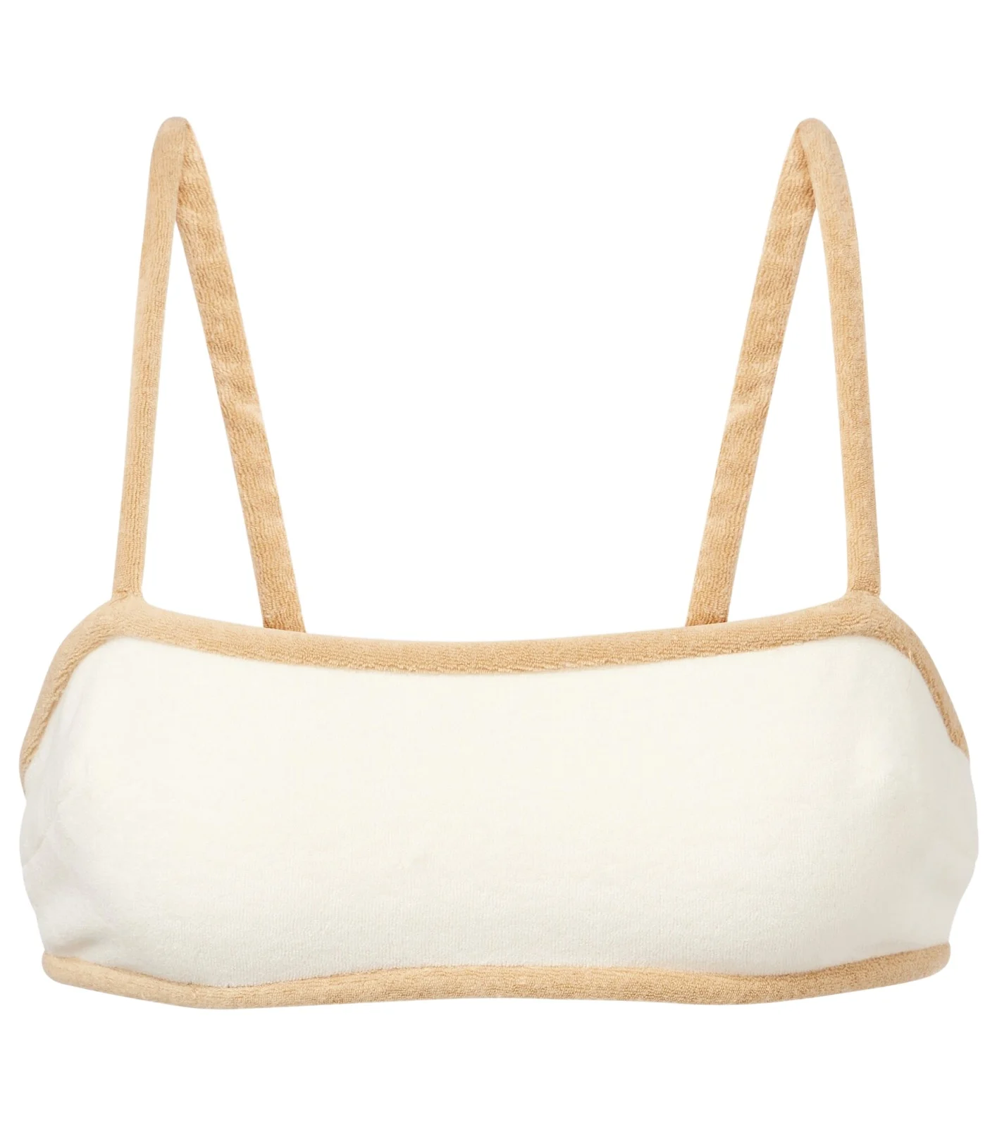 Cotton-blend terry crop top Cotton-blend terry crop top